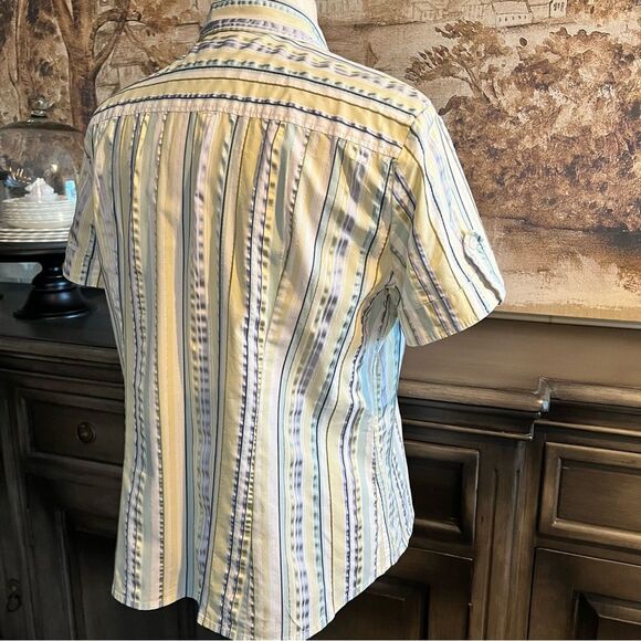 Vintage Ribbon Blouse/Shirt by New York & Company size XL - Picture 5 of 8